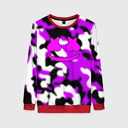 Женский свитшот Marshmello camo