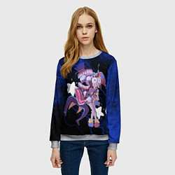 Свитшот женский Помни и Кейн Удивительный цифровой цирк, цвет: 3D-меланж — фото 2