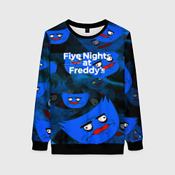 Свитшот женский Huggy Wuggy x Five Nights at Freddys, цвет: 3D-черный