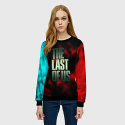 Свитшот женский The last of us fire, цвет: 3D-черный — фото 2