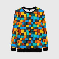 Женский свитшот Абстракция стикеры