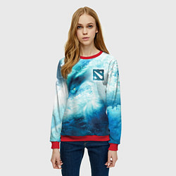 Свитшот женский Dota 2 - Morphling, цвет: 3D-красный — фото 2