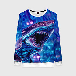 Женский свитшот Фиолетовая акула