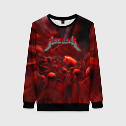 Свитшот женский Metallica alboom band, цвет: 3D-черный