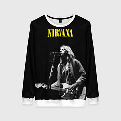 Женский свитшот Группа Nirvana Курт Кобейн