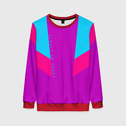 Свитшот женский Always in sports сиреньевый, цвет: 3D-красный