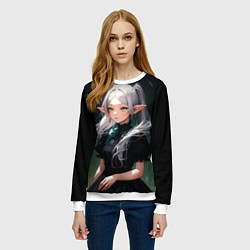 Свитшот женский Фриерен во тьме, цвет: 3D-белый — фото 2