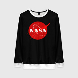 Женский свитшот NASA redlogo space usa