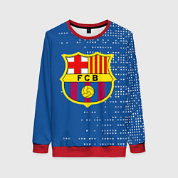 Женский свитшот Футбольный клуб Барселона - логотип крупный