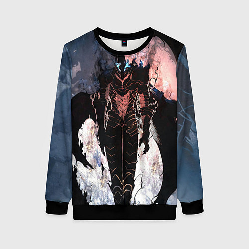 Женский свитшот Solo leveling - Igris / 3D-Черный – фото 1