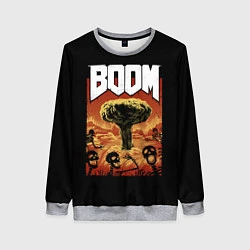 Свитшот женский Boom - Doom, цвет: 3D-меланж