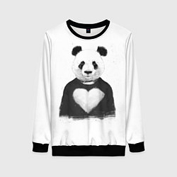 Женский свитшот Love panda