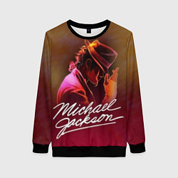 Женский свитшот Michael Jackson нарисованный кистью