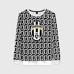 Свитшот женский Juventus pattern fc, цвет: 3D-белый