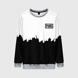 Свитшот женский PUBG abstraction game, цвет: 3D-меланж