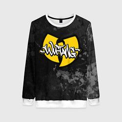 Свитшот женский Wu tang clan logo, цвет: 3D-белый