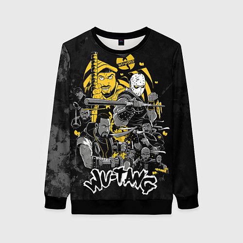 Женский свитшот Wu tang clan band / 3D-Черный – фото 1