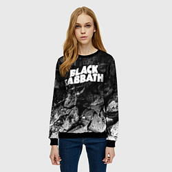 Свитшот женский Black Sabbath black graphite, цвет: 3D-черный — фото 2