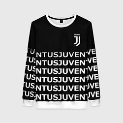 Свитшот женский Juventus pattern fc club steel, цвет: 3D-белый