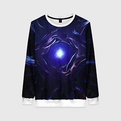 Женский свитшот Синее абстрактное сияние