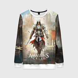 Женский свитшот Assassins creed poster game