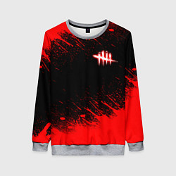 Женский свитшот Dead by daylight огненный