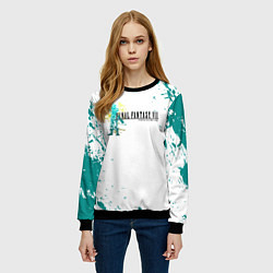 Свитшот женский Final fantasy неон, цвет: 3D-черный — фото 2