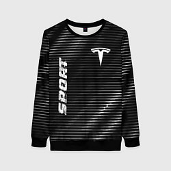 Свитшот женский Tesla sport metal, цвет: 3D-черный