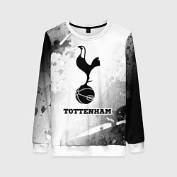 Свитшот женский Tottenham sport на светлом фоне, цвет: 3D-белый