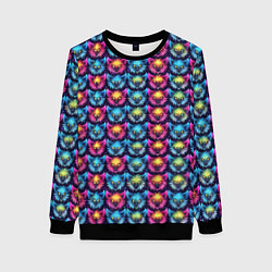 Женский свитшот Furry color anime animal faces