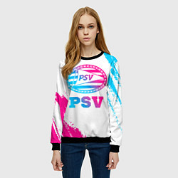 Свитшот женский PSV neon gradient style, цвет: 3D-черный — фото 2