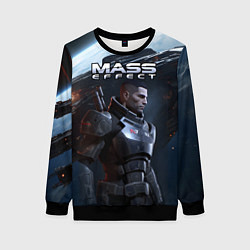 Свитшот женский Mass Effect game, цвет: 3D-черный