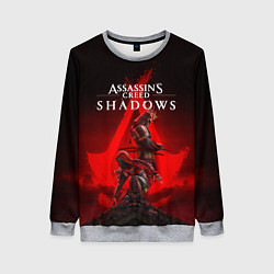 Свитшот женский Главные герои Assassins creed shadows, цвет: 3D-меланж