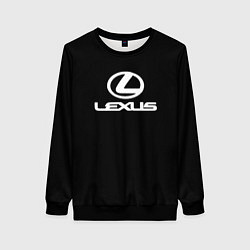 Женский свитшот Lexus white logo