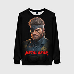 Женский свитшот Веном Снейк из игры Metal gear