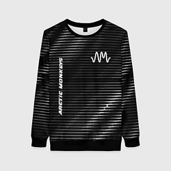 Женский свитшот Arctic Monkeys metal rock lines