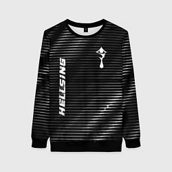 Женский свитшот Hellsing metal anime lines