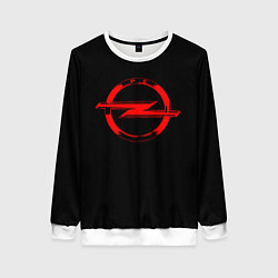 Женский свитшот Opel red logo