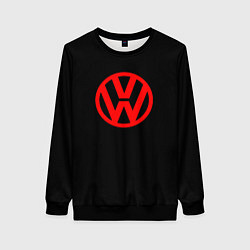 Женский свитшот Volkswagen red logo