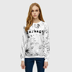 Свитшот женский Garbage dirty ice, цвет: 3D-белый — фото 2