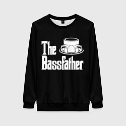 Свитшот женский Басс папа, цвет: 3D-черный