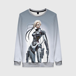 Женский свитшот Barbie - cyber warrior
