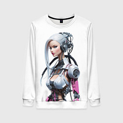 Женский свитшот Cyber warrior Barbie - ai art fantasy