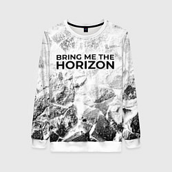 Свитшот женский Bring Me the Horizon white graphite, цвет: 3D-белый