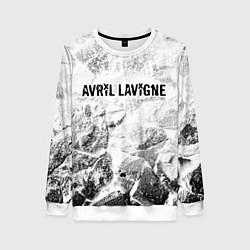 Свитшот женский Avril Lavigne white graphite, цвет: 3D-белый