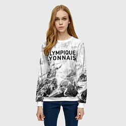 Свитшот женский Lyon white graphite, цвет: 3D-белый — фото 2