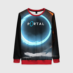 Женский свитшот Portal logo game