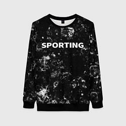 Свитшот женский Sporting black ice, цвет: 3D-черный