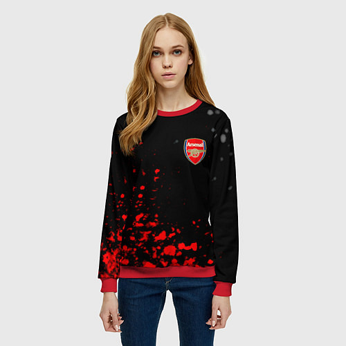 Женский свитшот Arsenal spash / 3D-Красный – фото 3