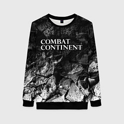 Свитшот женский Combat Continent black graphite, цвет: 3D-черный
